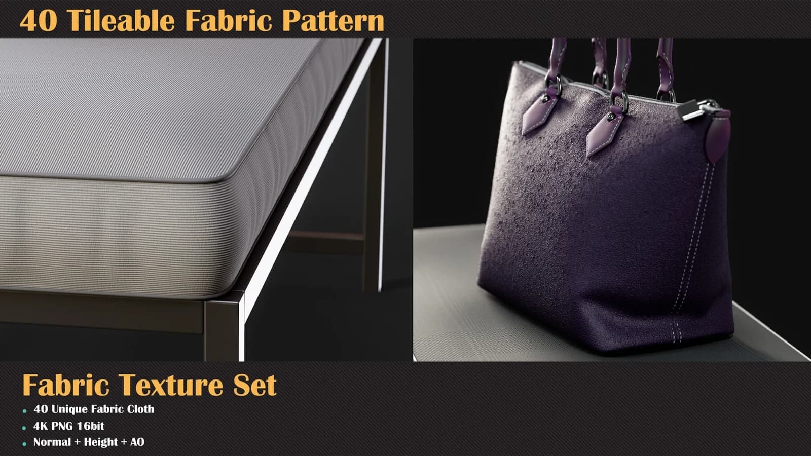 40 Tileable Fabric Pattern — preview 4