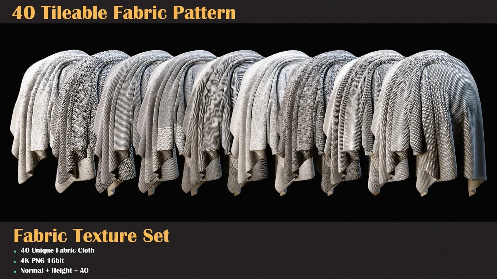 40 Tileable Fabric Pattern — preview 5