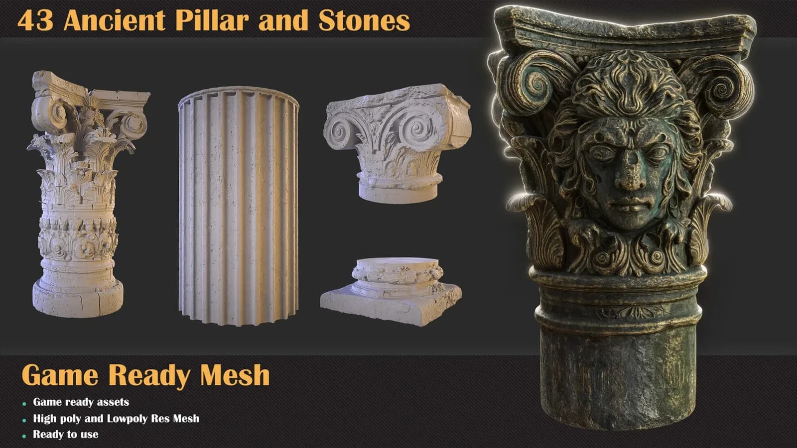43 Ancient Pillar and Stones