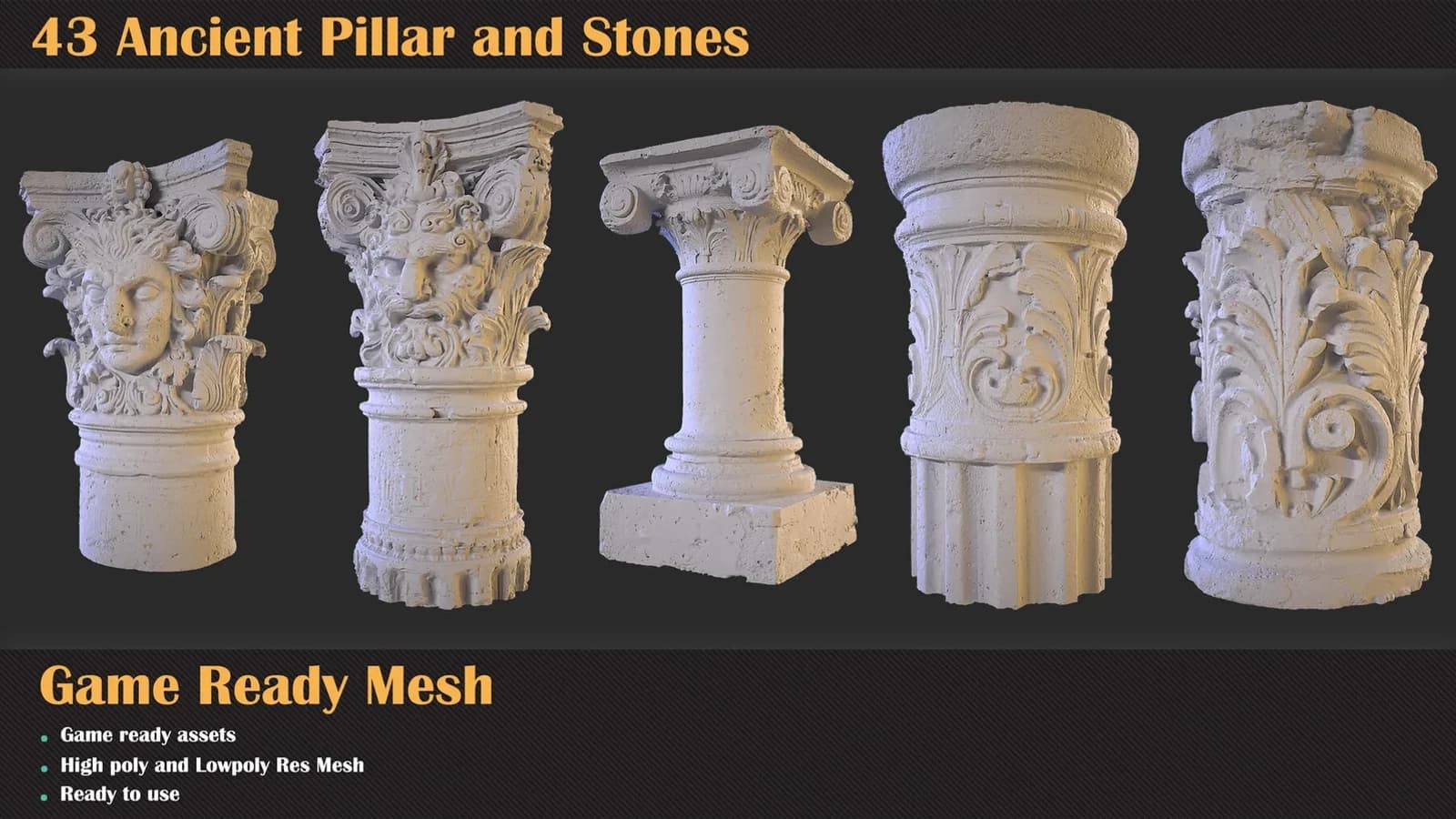 43 Ancient Pillar and Stones — preview 3