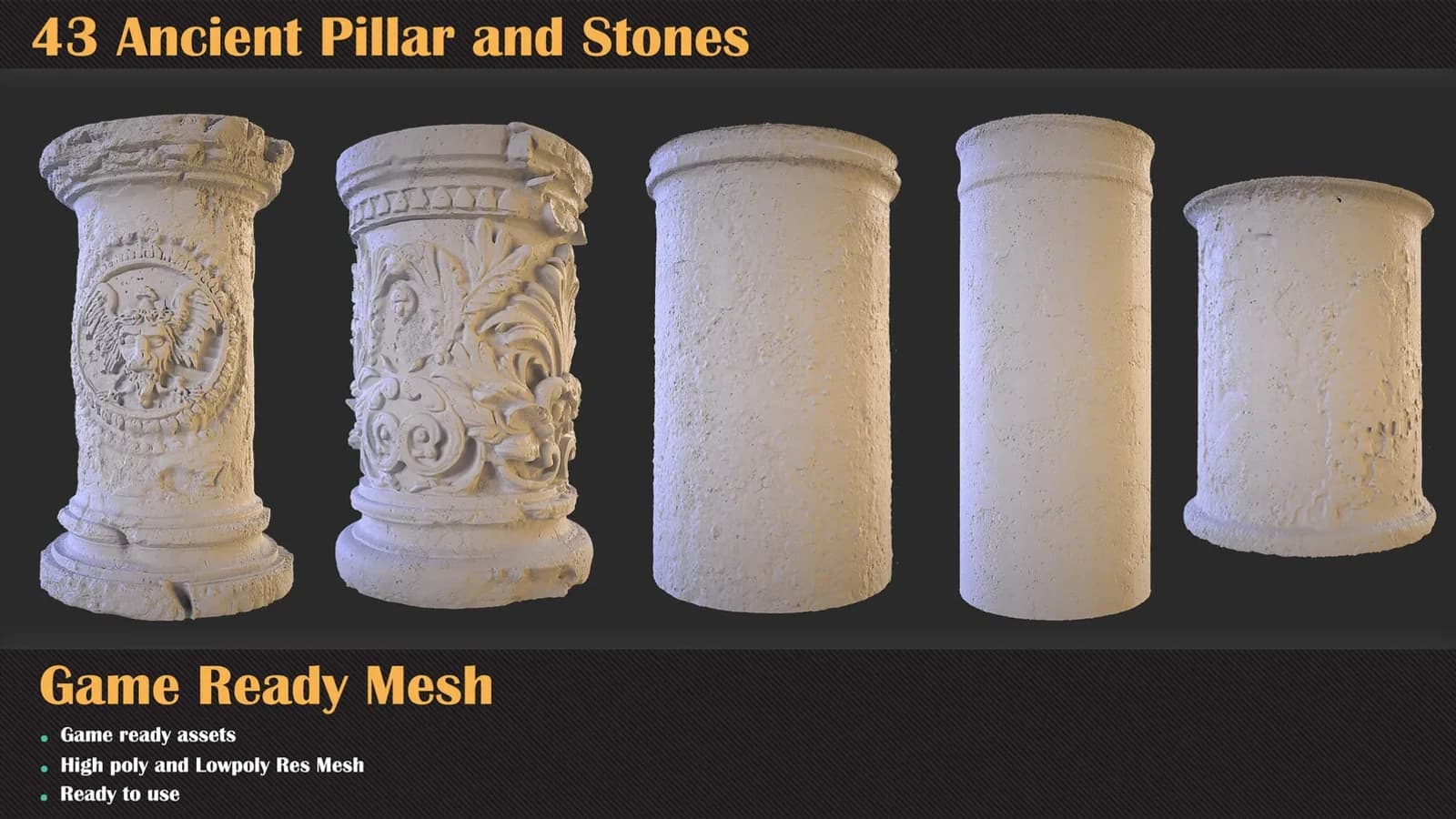 43 Ancient Pillar and Stones — preview 4