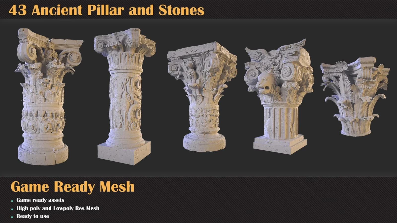 43 Ancient Pillar and Stones — preview 10