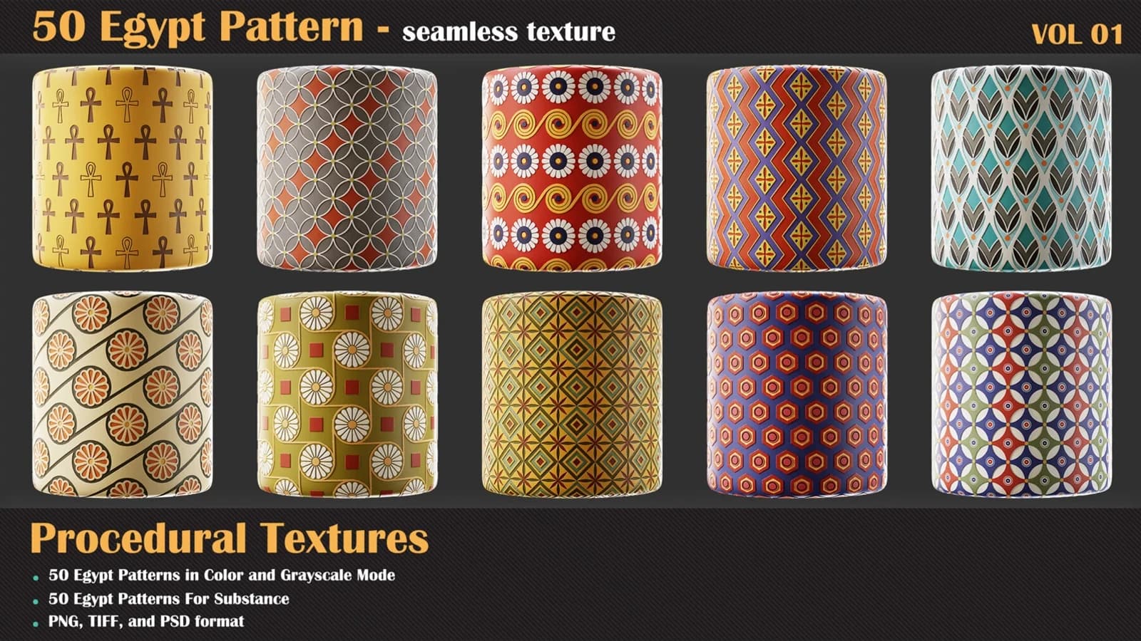 50 Egypt Pattern — preview 4