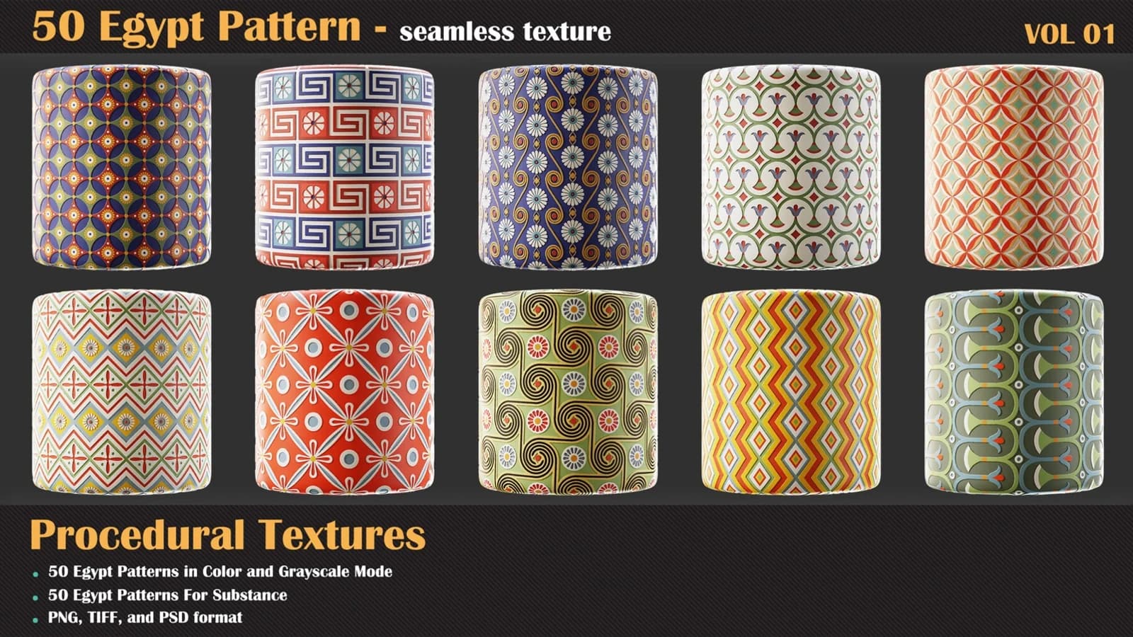 50 Egypt Pattern — preview 5