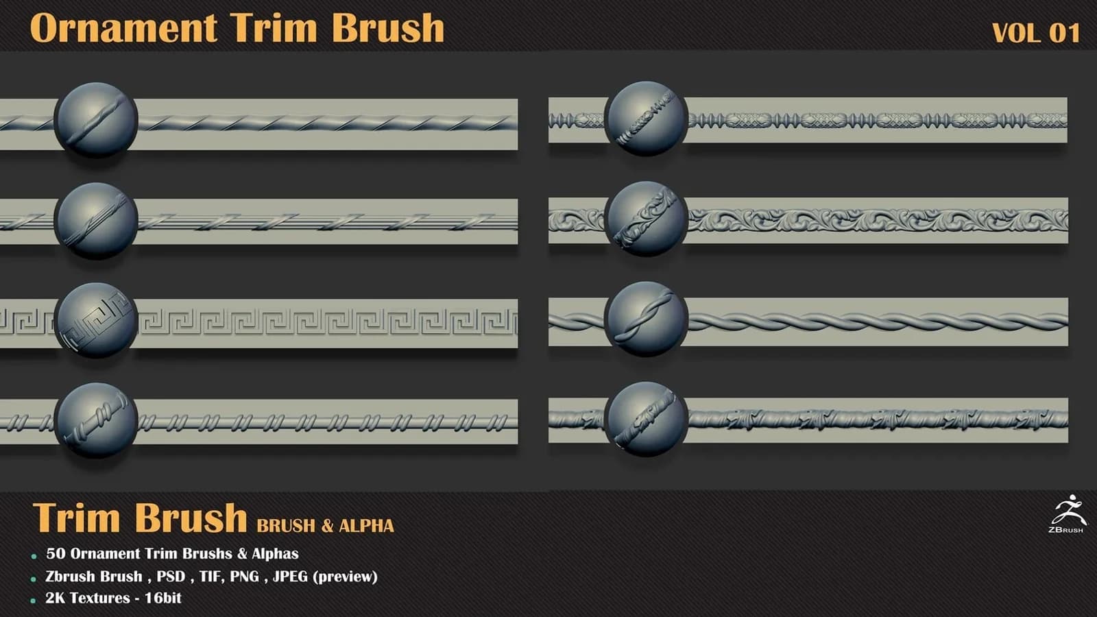 50-Ornament Trim Brush — VOL 03 — preview 3