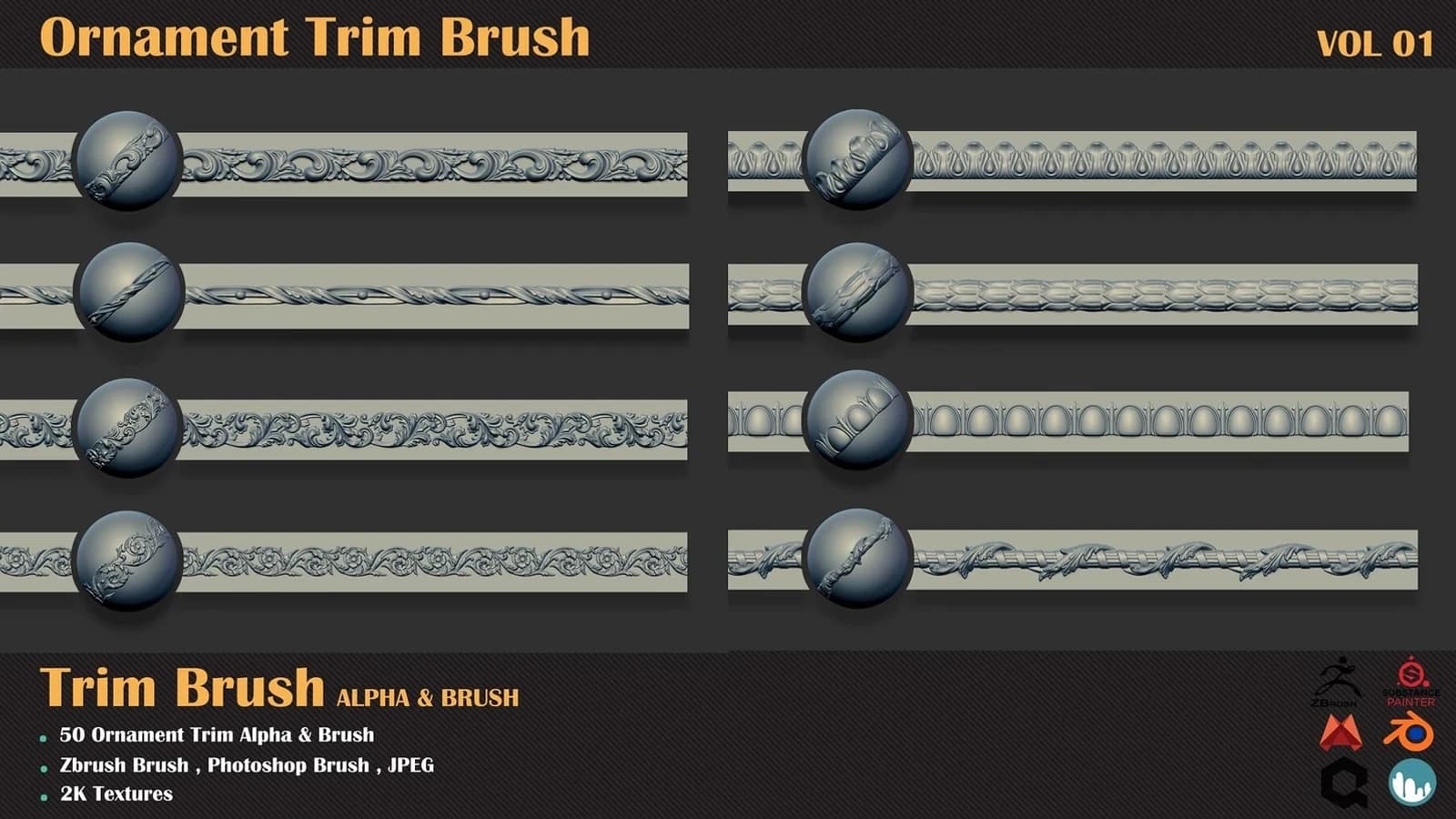 50-Ornament Trim Brush — VOL 03 — preview 9
