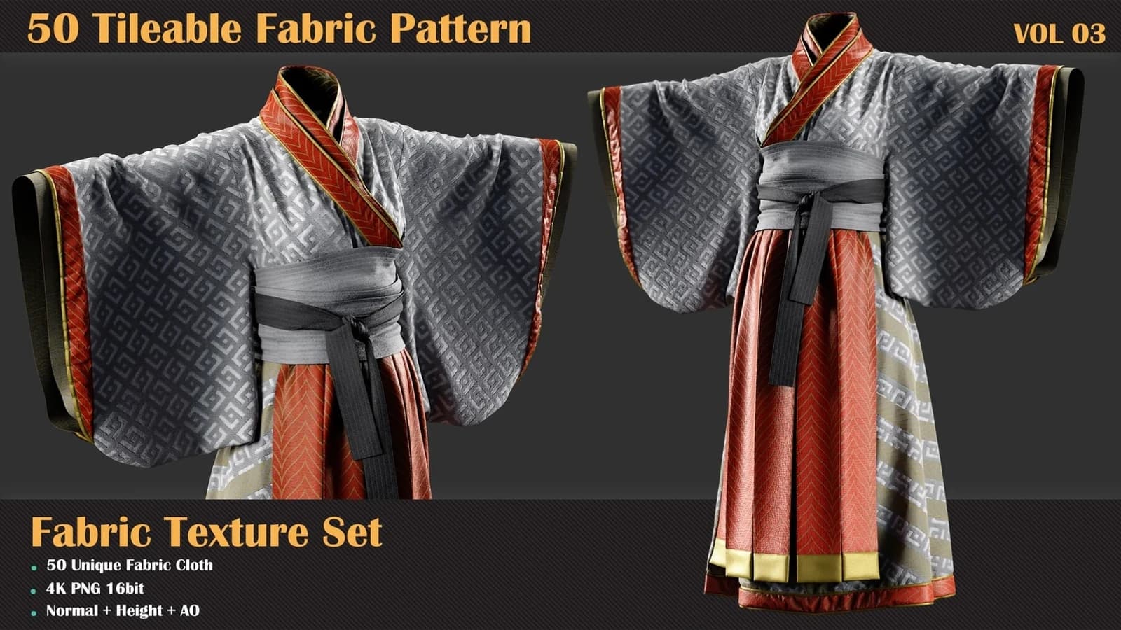 50 Tileable Fabric Pattern — VOL 03 — preview 2