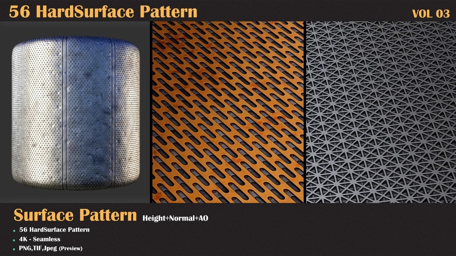 56 Hardsurface Pattern — VOL 03