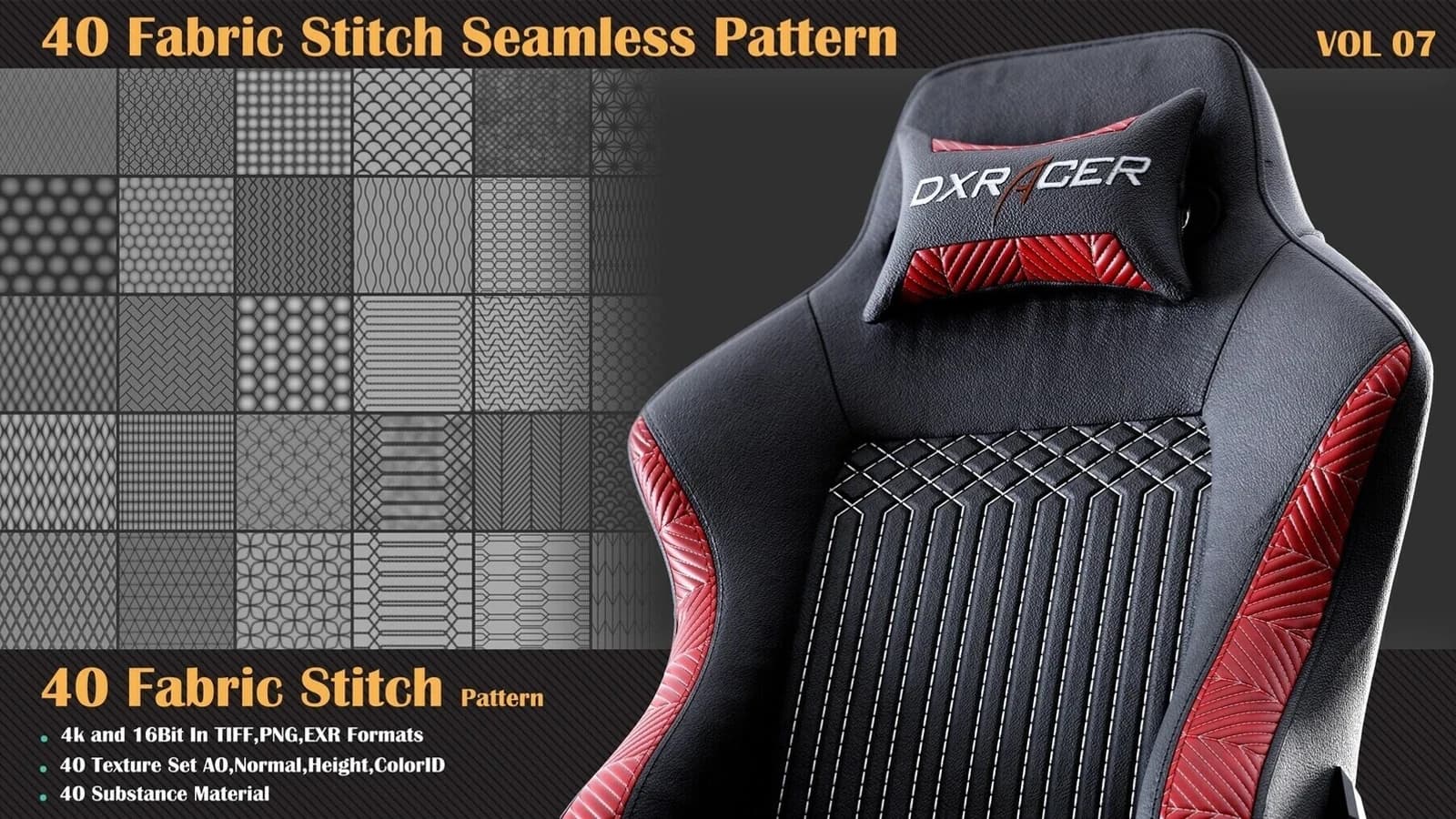 575 Fabric Patterns and Brush Tools (Fabric Bundle) — preview 2