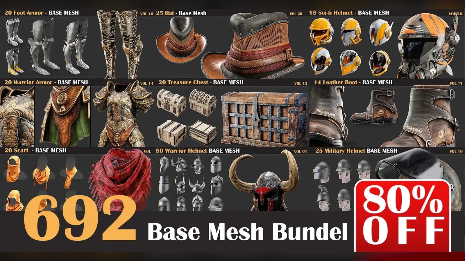 692 Base Mesh Bundle