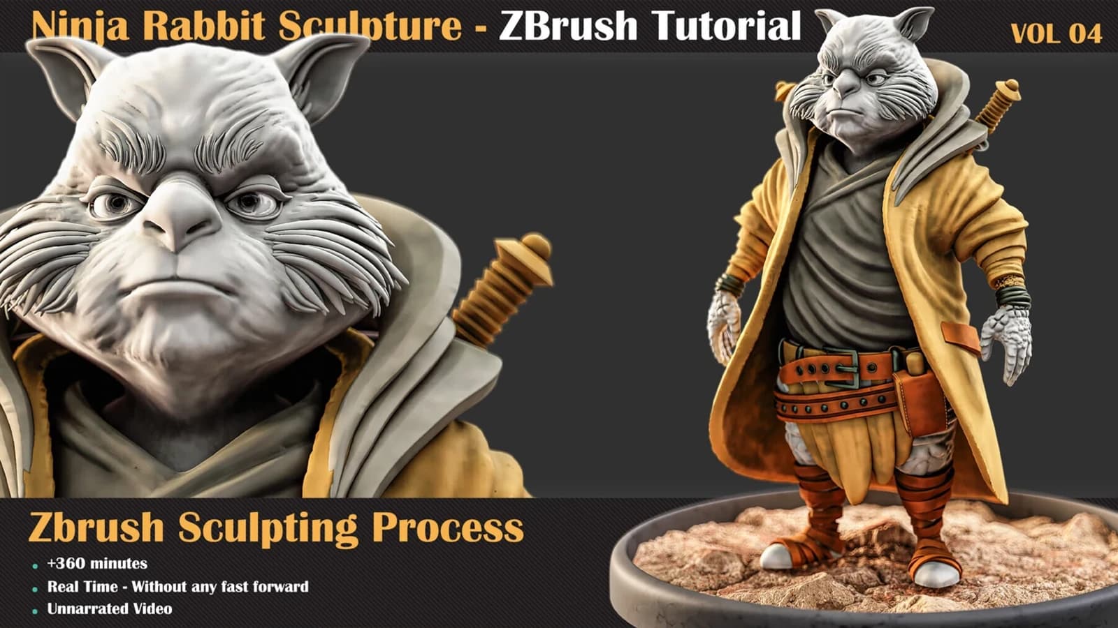 875 Min Character ZBrush Modeling Tutorial — preview 3