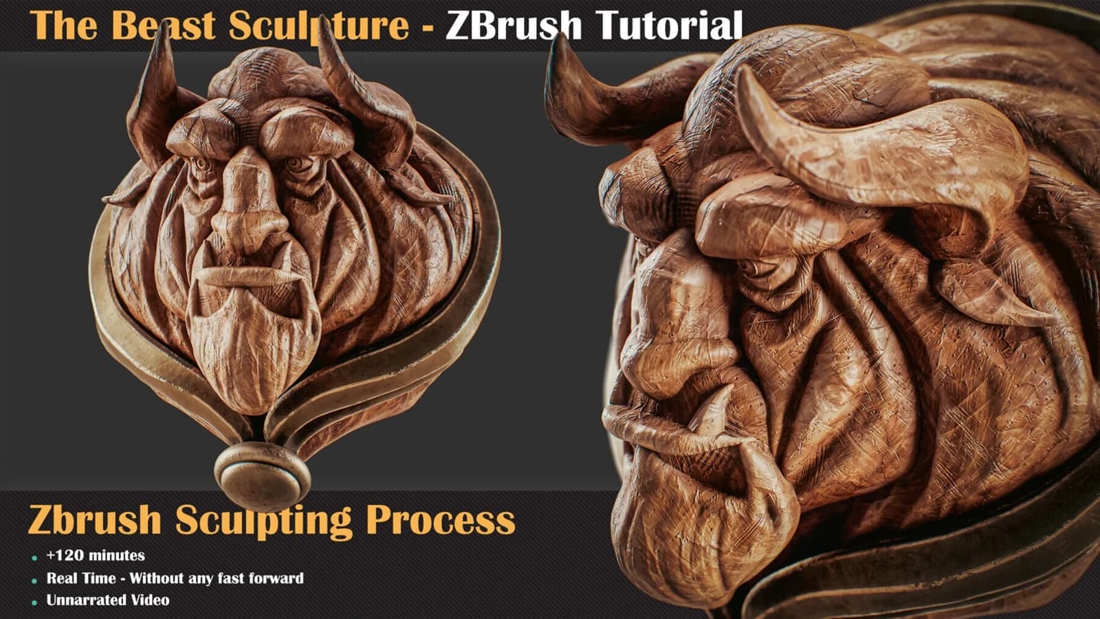 875 Min Character ZBrush Modeling Tutorial — preview 6