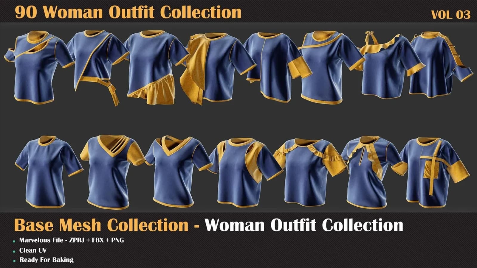90 Woman Outfit Bundle — VOL 03 — preview 3
