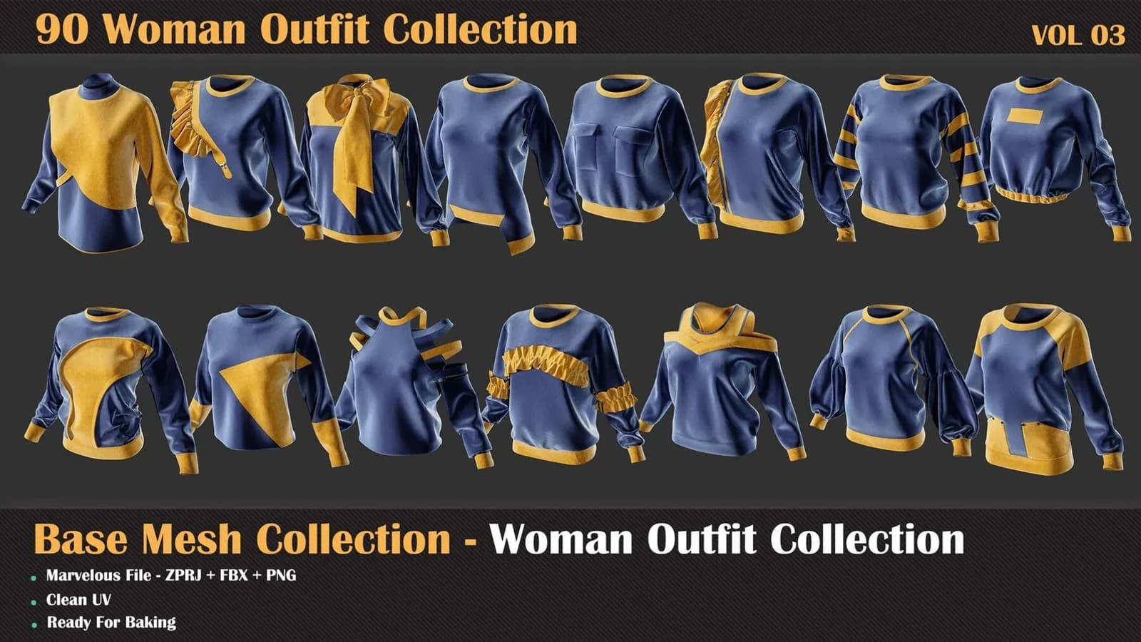 90 Woman Outfit Bundle — VOL 03 — preview 4