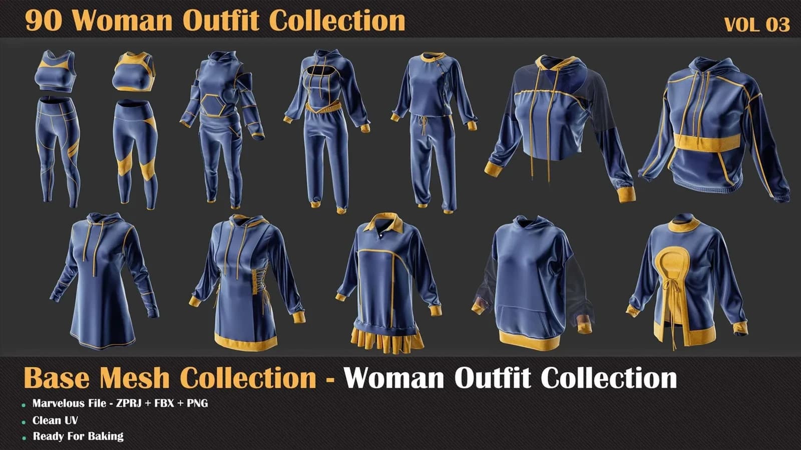 90 Woman Outfit Bundle — VOL 03 — preview 6