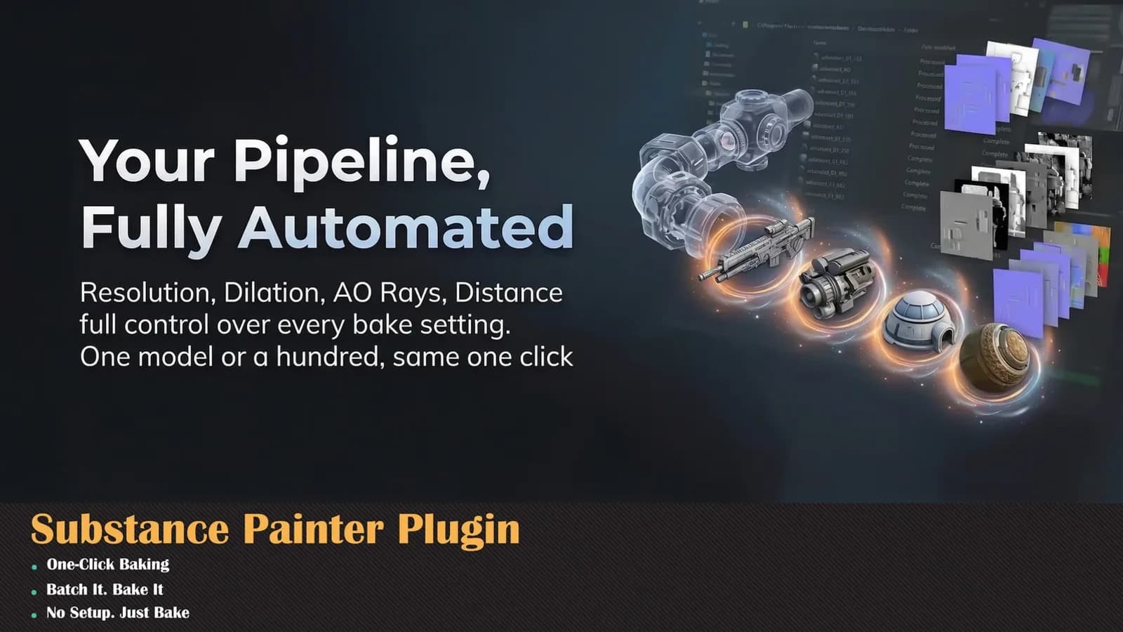 AutoBaker Pro - Substance Painter Plugin — preview 2