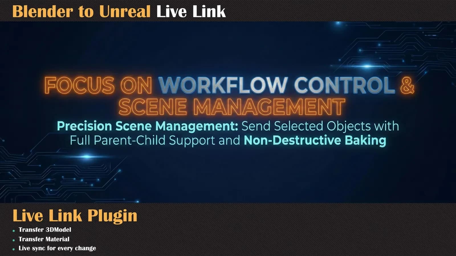 Blender to Unreal Live Link — preview 3