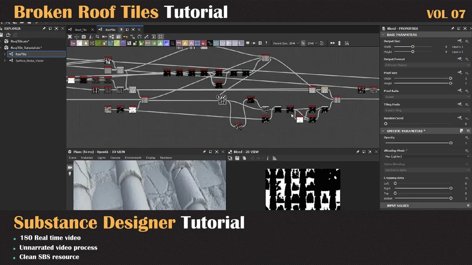 Broken Roof Tiles Tutorial — VOL 07 — preview 5