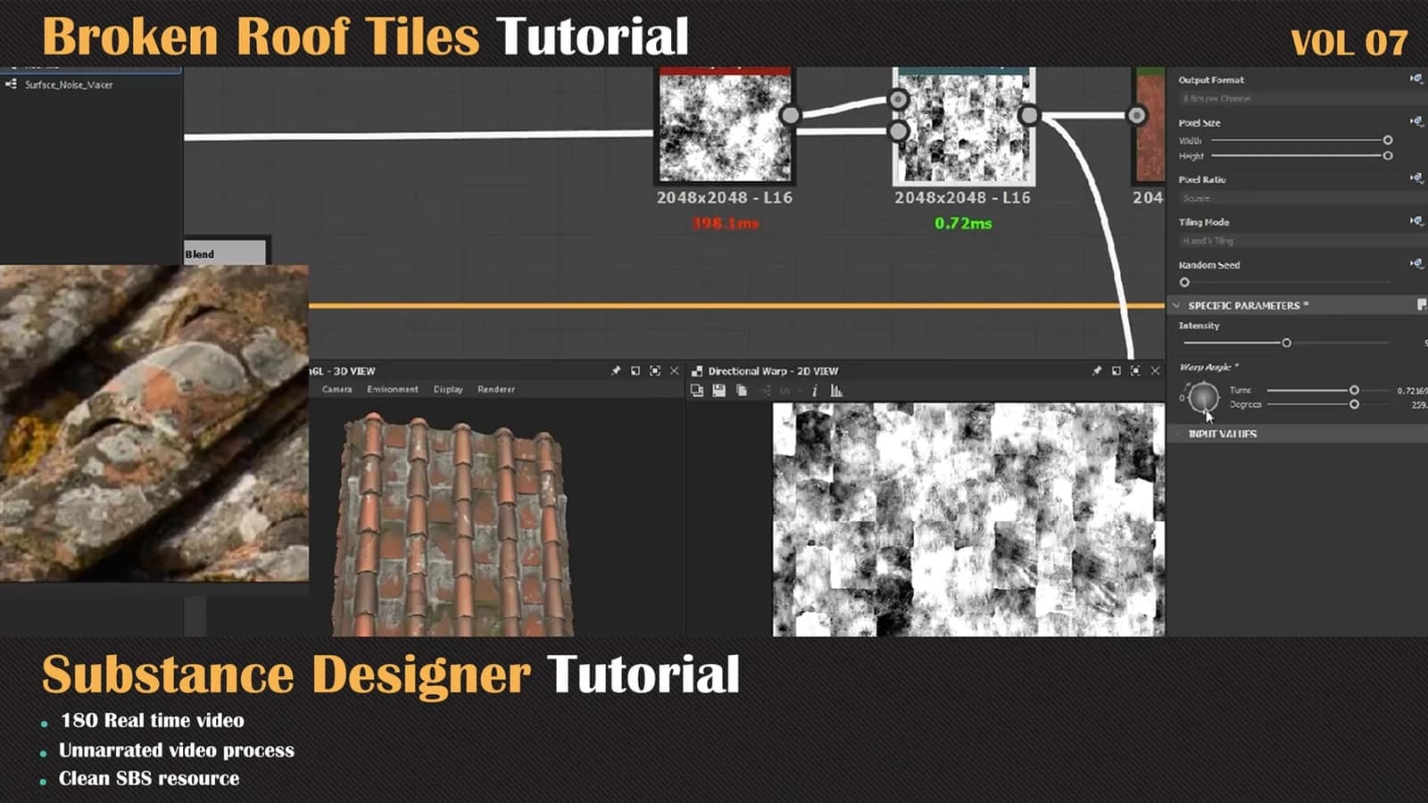 Broken Roof Tiles Tutorial — VOL 07 — preview 6