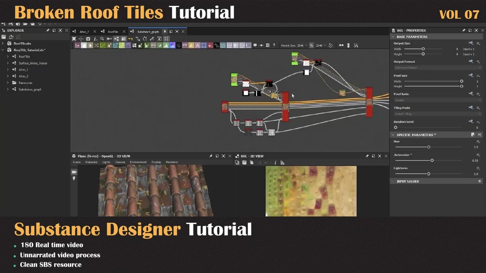Broken Roof Tiles Tutorial — VOL 07 — preview 7
