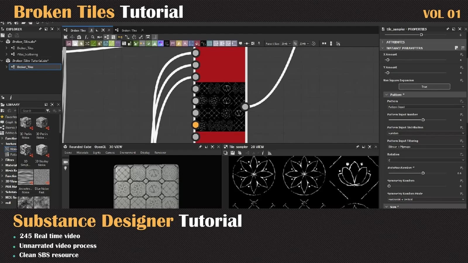 Broken Tiles Tutorial — VOL 01 — preview 5