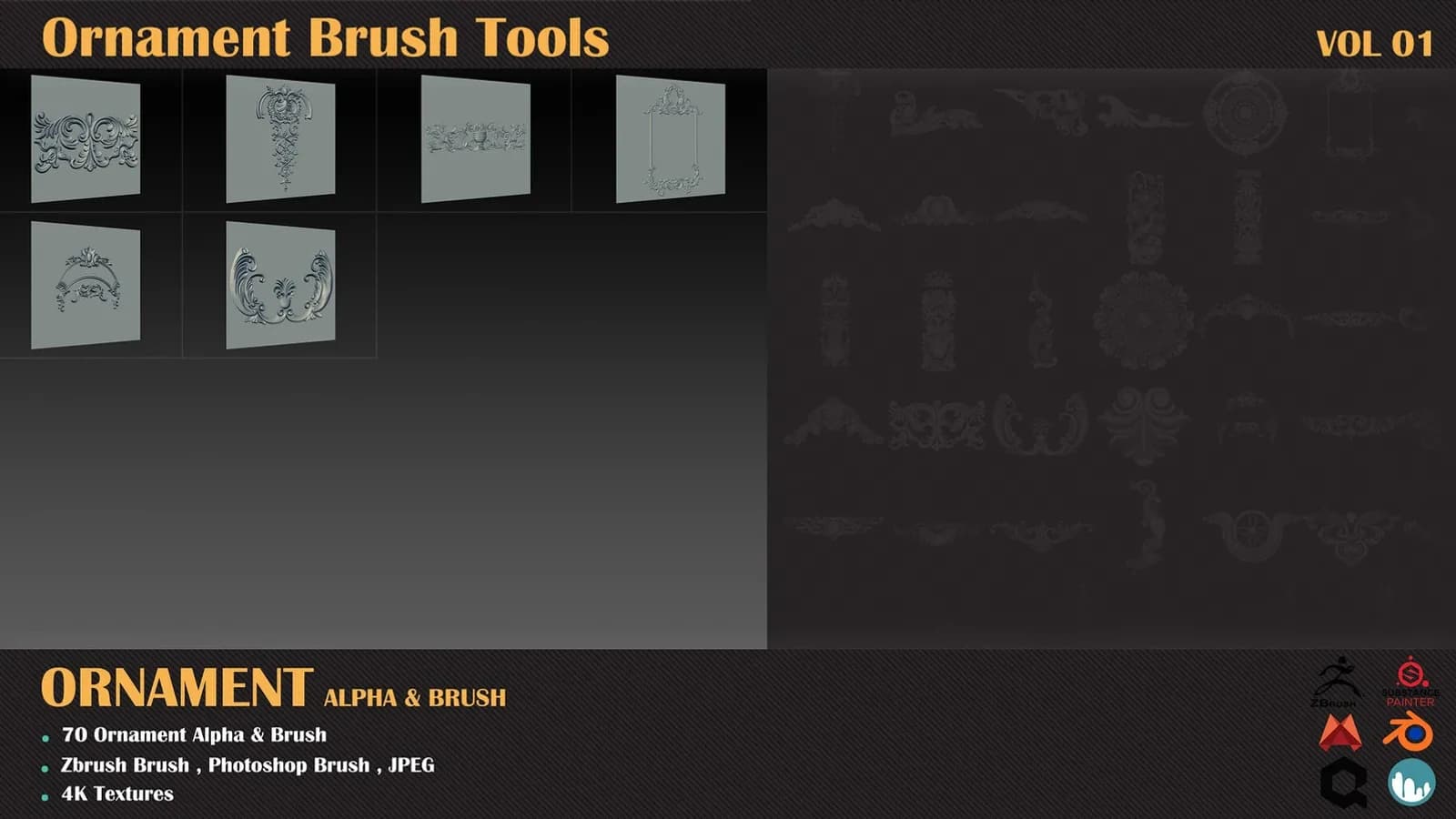 Brush Tools-Ornament — VOL 01 — preview 4