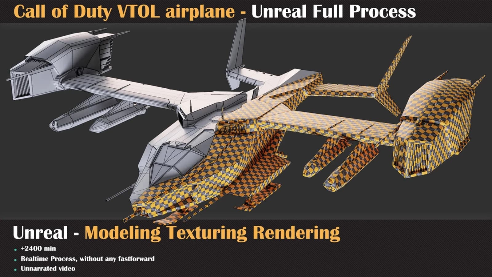 Call Of Duty VTOL Airplane - Unreal Tutorial — preview 2