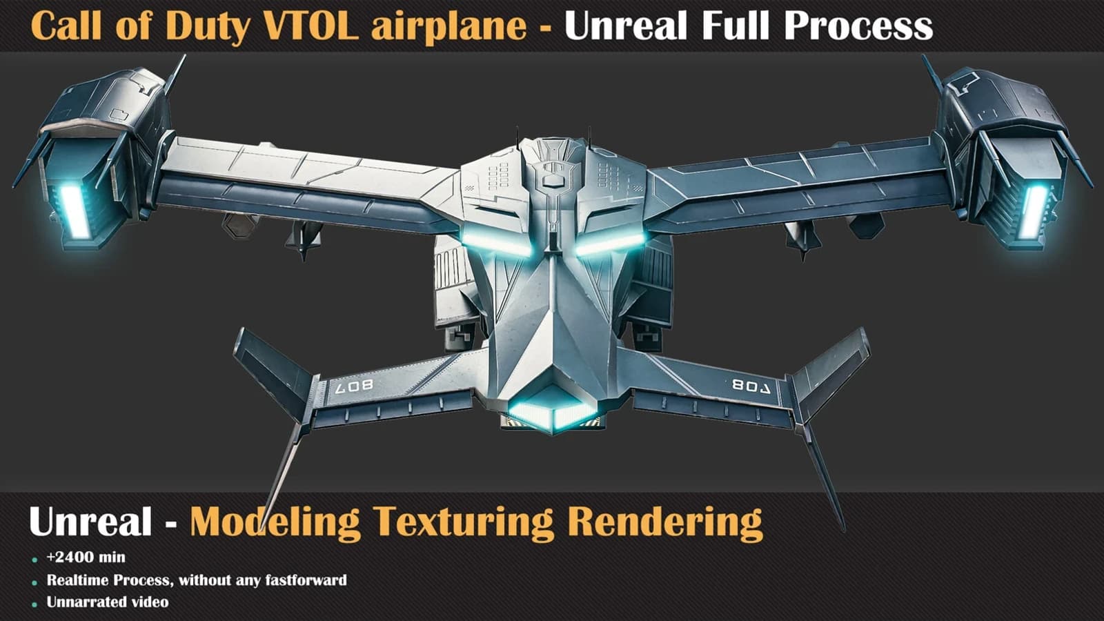Call Of Duty VTOL Airplane - Unreal Tutorial — preview 5