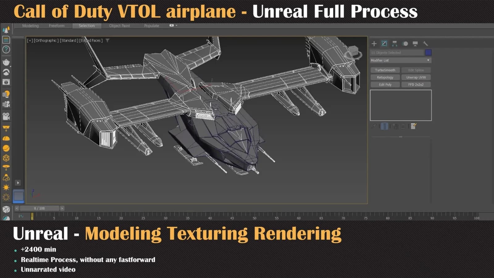 Call Of Duty VTOL Airplane - Unreal Tutorial — preview 6