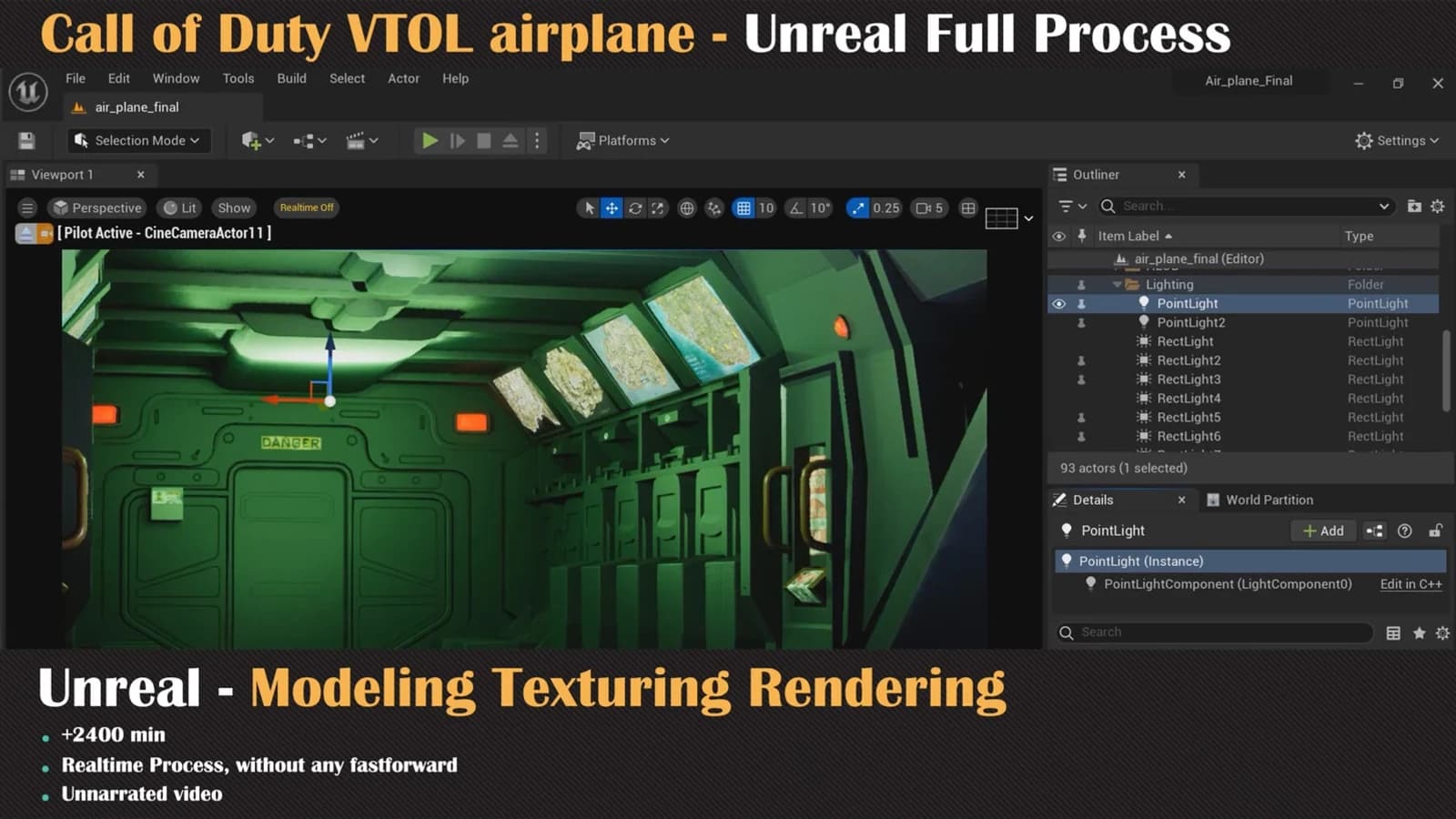 Call Of Duty VTOL Airplane - Unreal Tutorial — preview 8