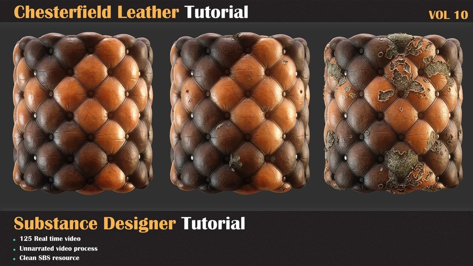 Chesterfield Leather Tutorial — VOL 10 — preview 2