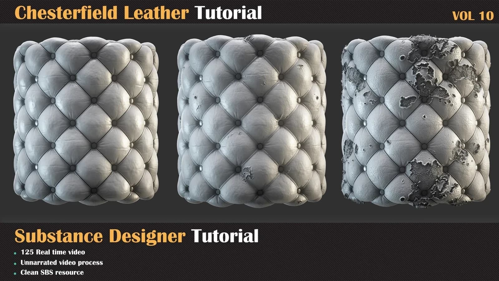 Chesterfield Leather Tutorial — VOL 10 — preview 3