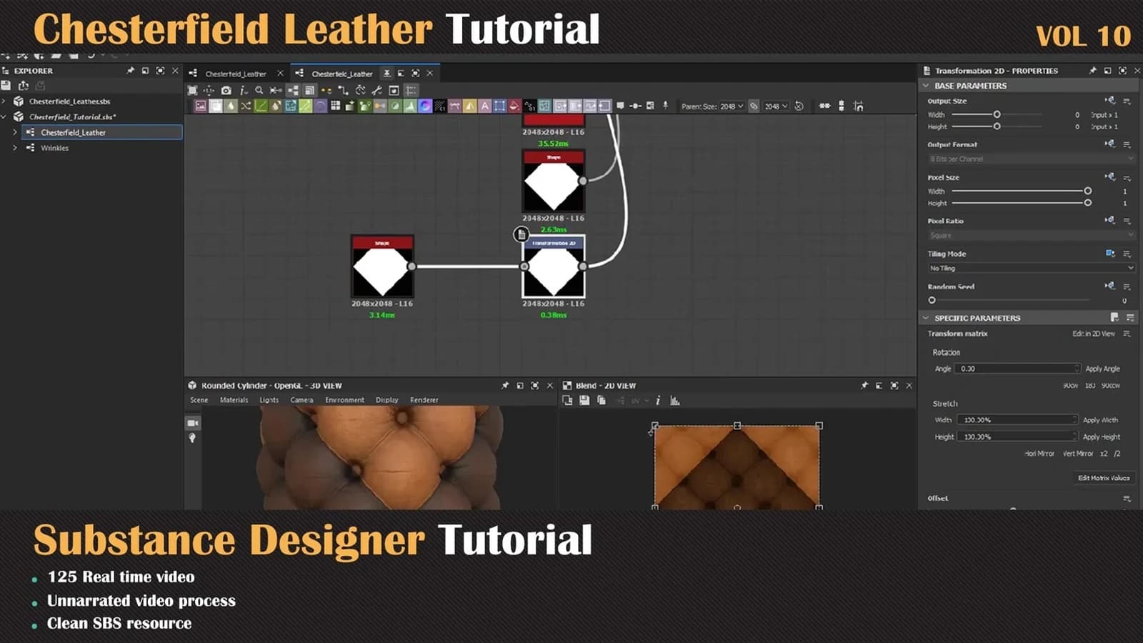 Chesterfield Leather Tutorial — VOL 10 — preview 4