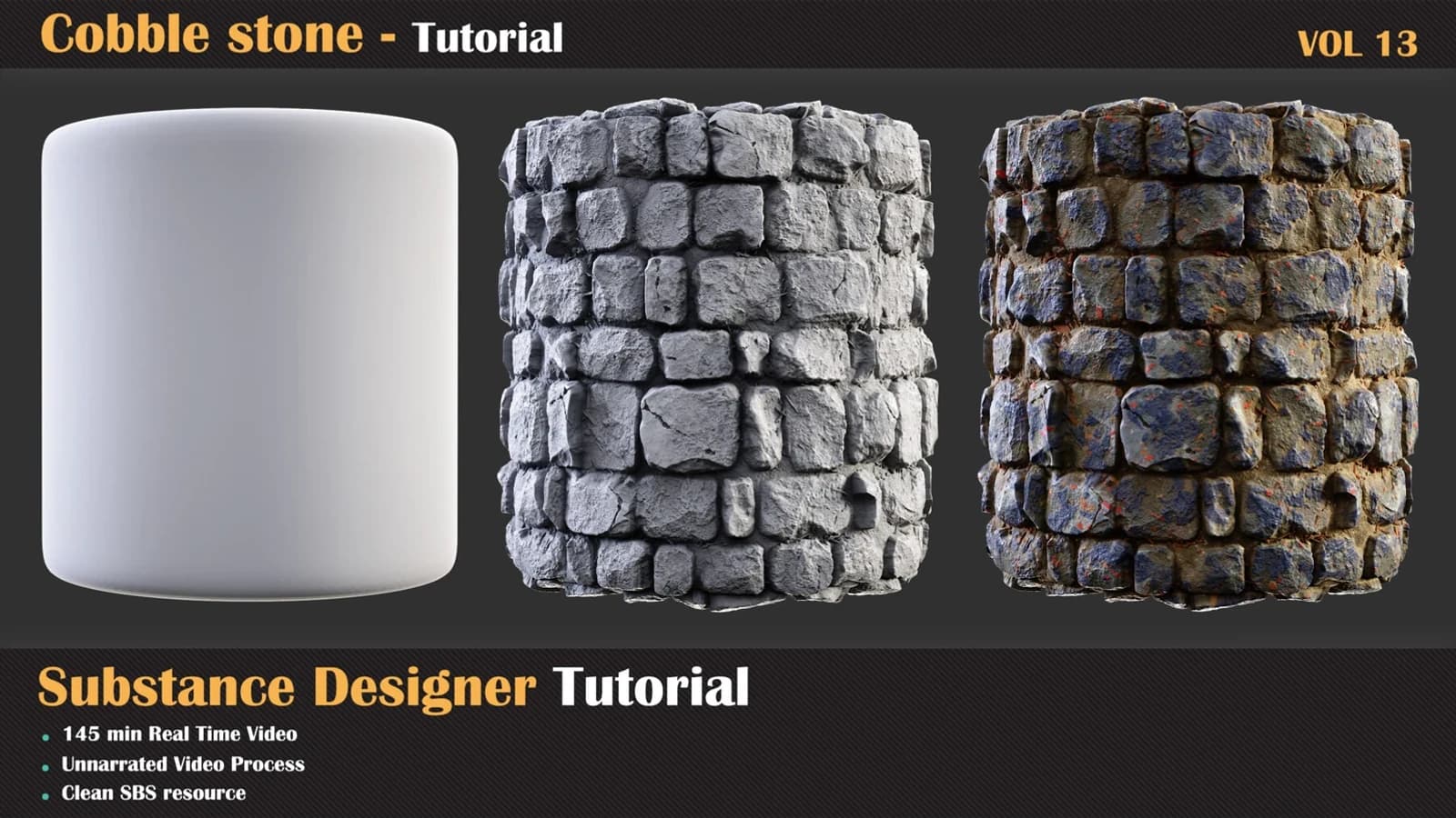 Cobble Stone Tutorial — VOL 13 — preview 2