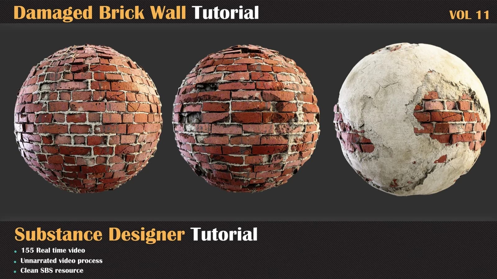 Damaged Brick Wall Tutorial — VOL 11 — preview 2