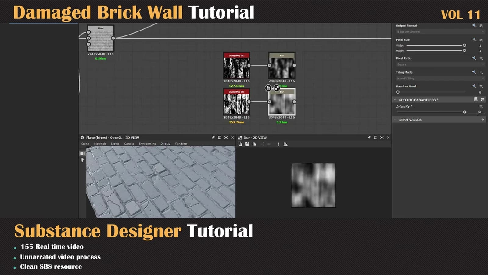 Damaged Brick Wall Tutorial — VOL 11 — preview 4