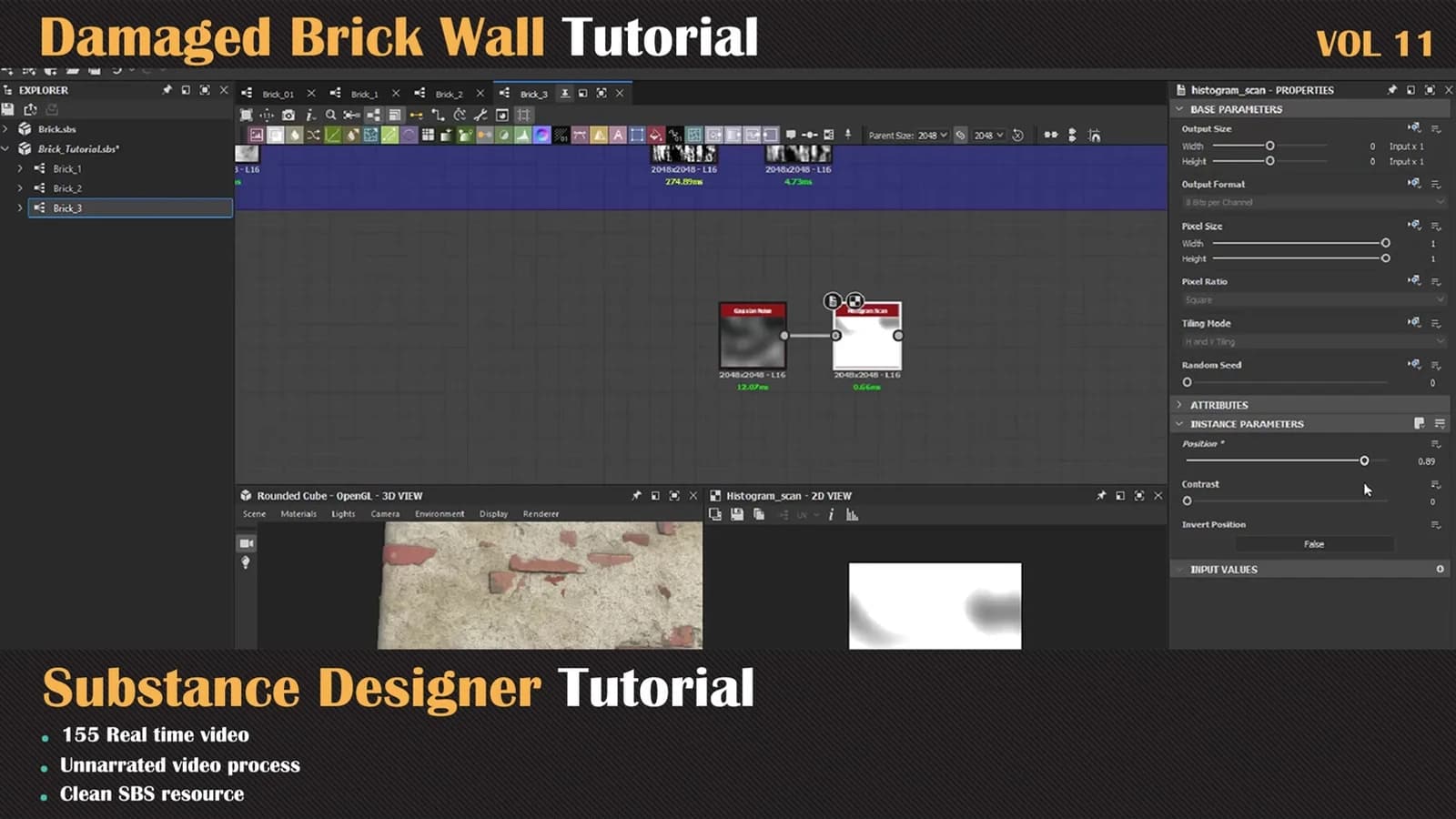 Damaged Brick Wall Tutorial — VOL 11 — preview 5