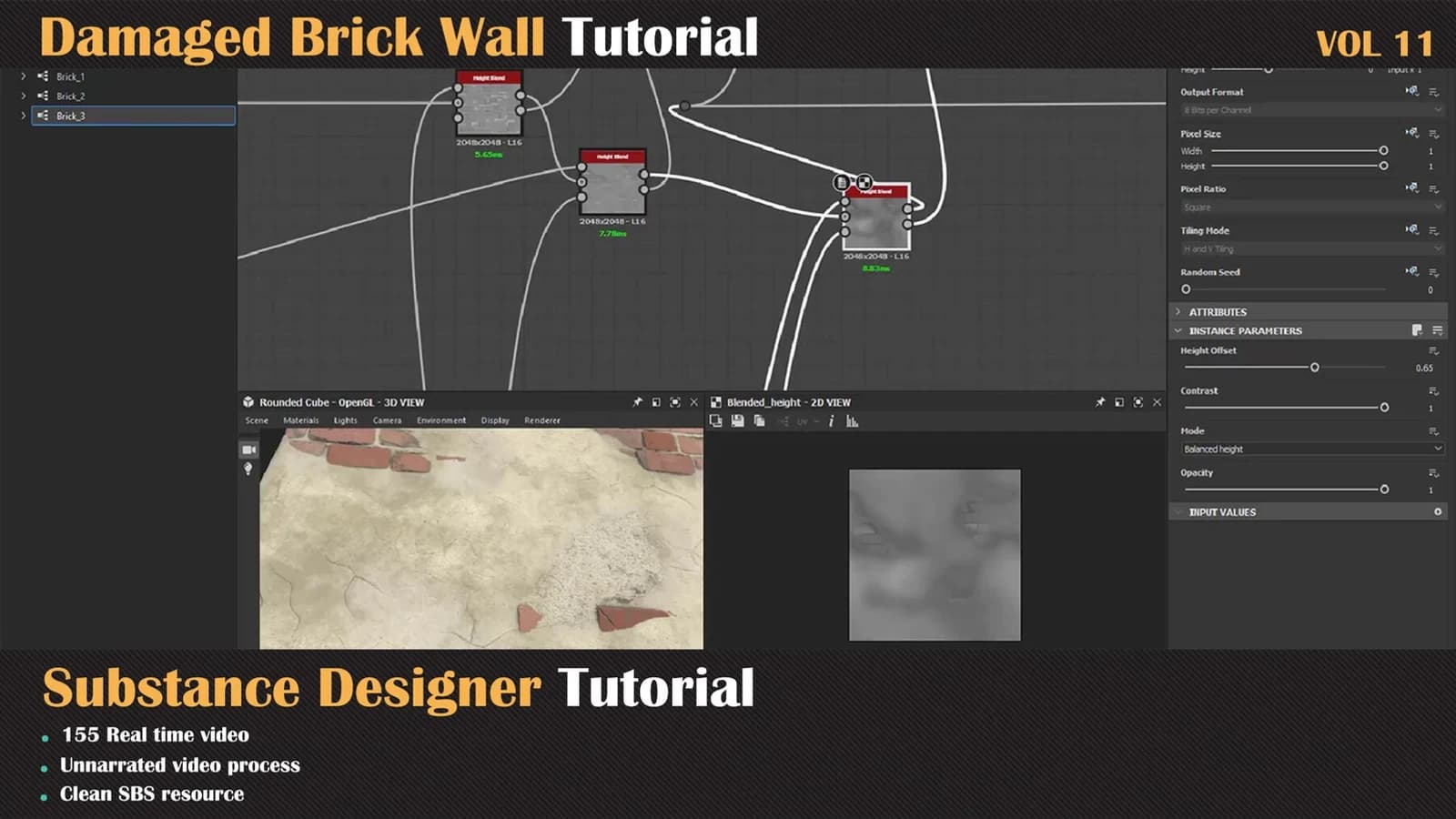 Damaged Brick Wall Tutorial — VOL 11 — preview 6