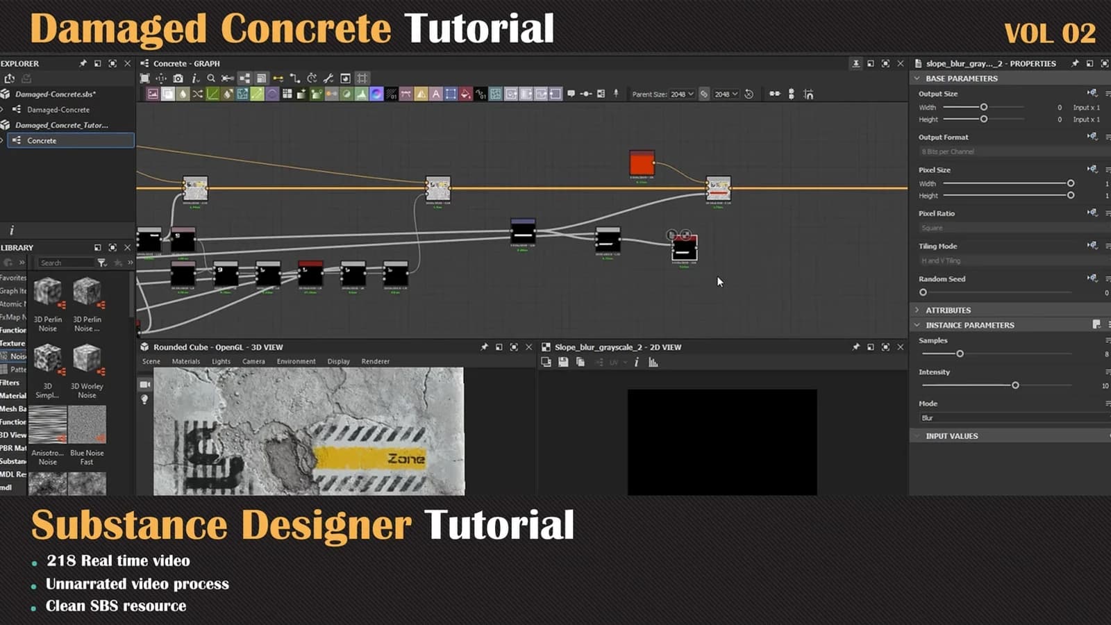 Damaged Concrete Tutorial VOL-02 — preview 4