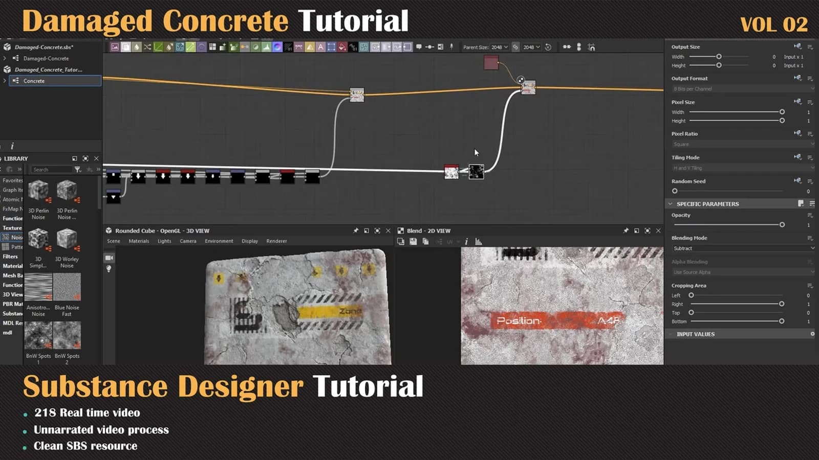 Damaged Concrete Tutorial VOL-02 — preview 6