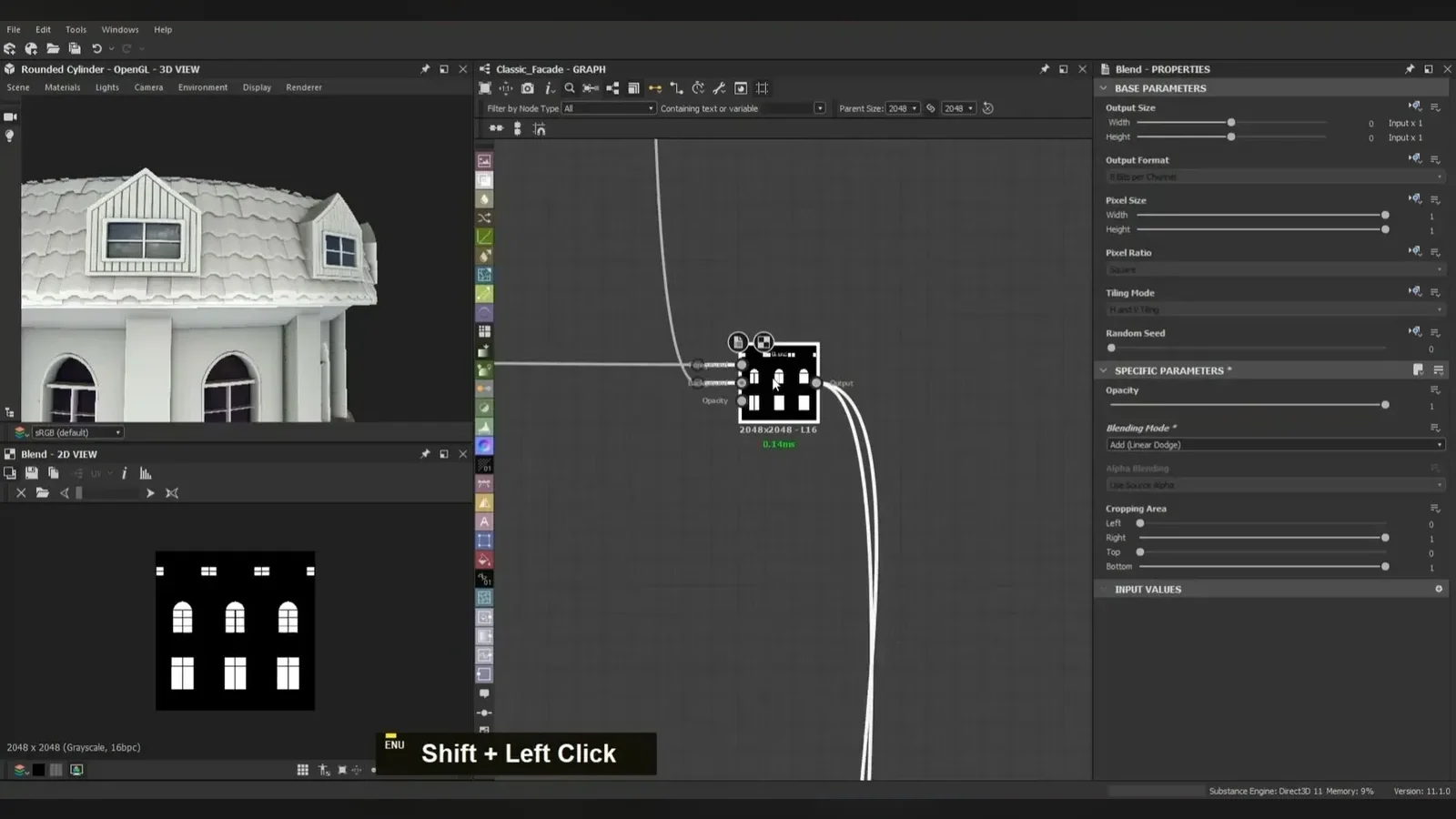 Facade In Substance Designer Tutorial — preview 5