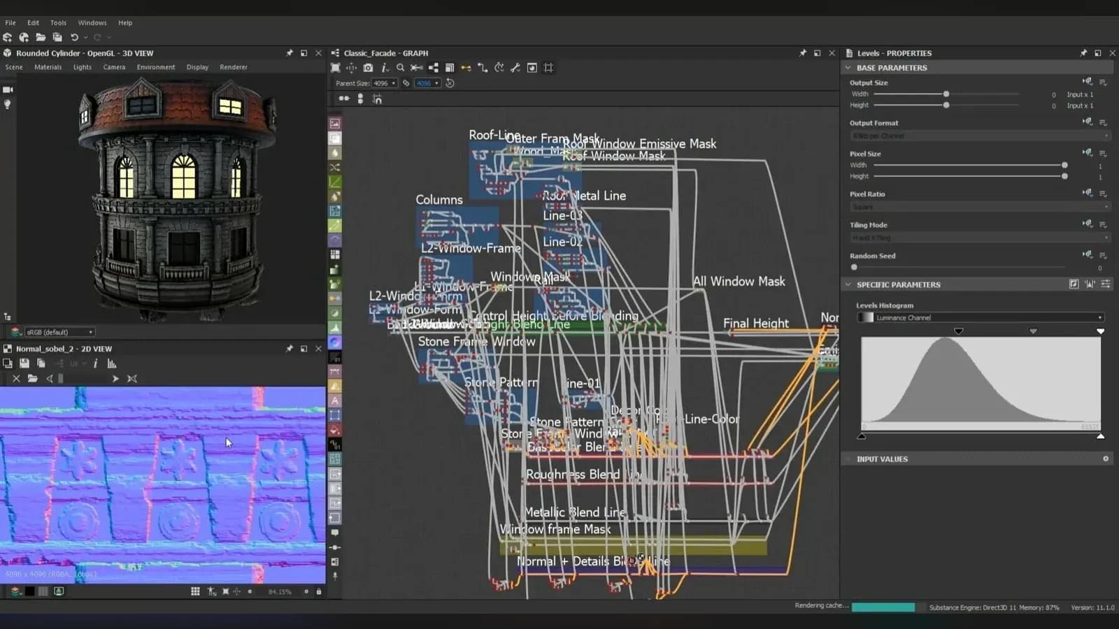 Facade In Substance Designer Tutorial — preview 9