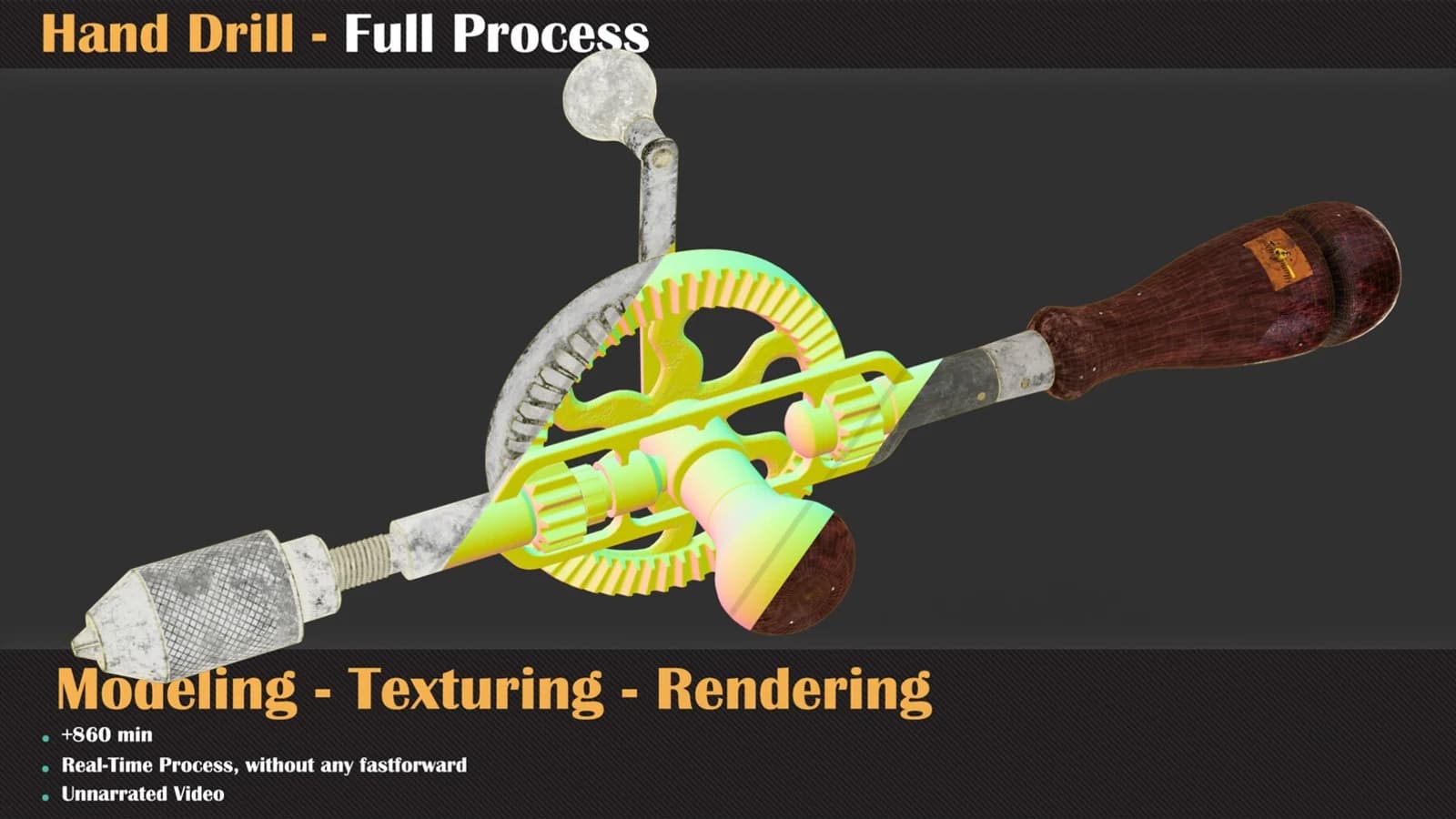 Hand Drill - Tutorial Full Process — preview 4