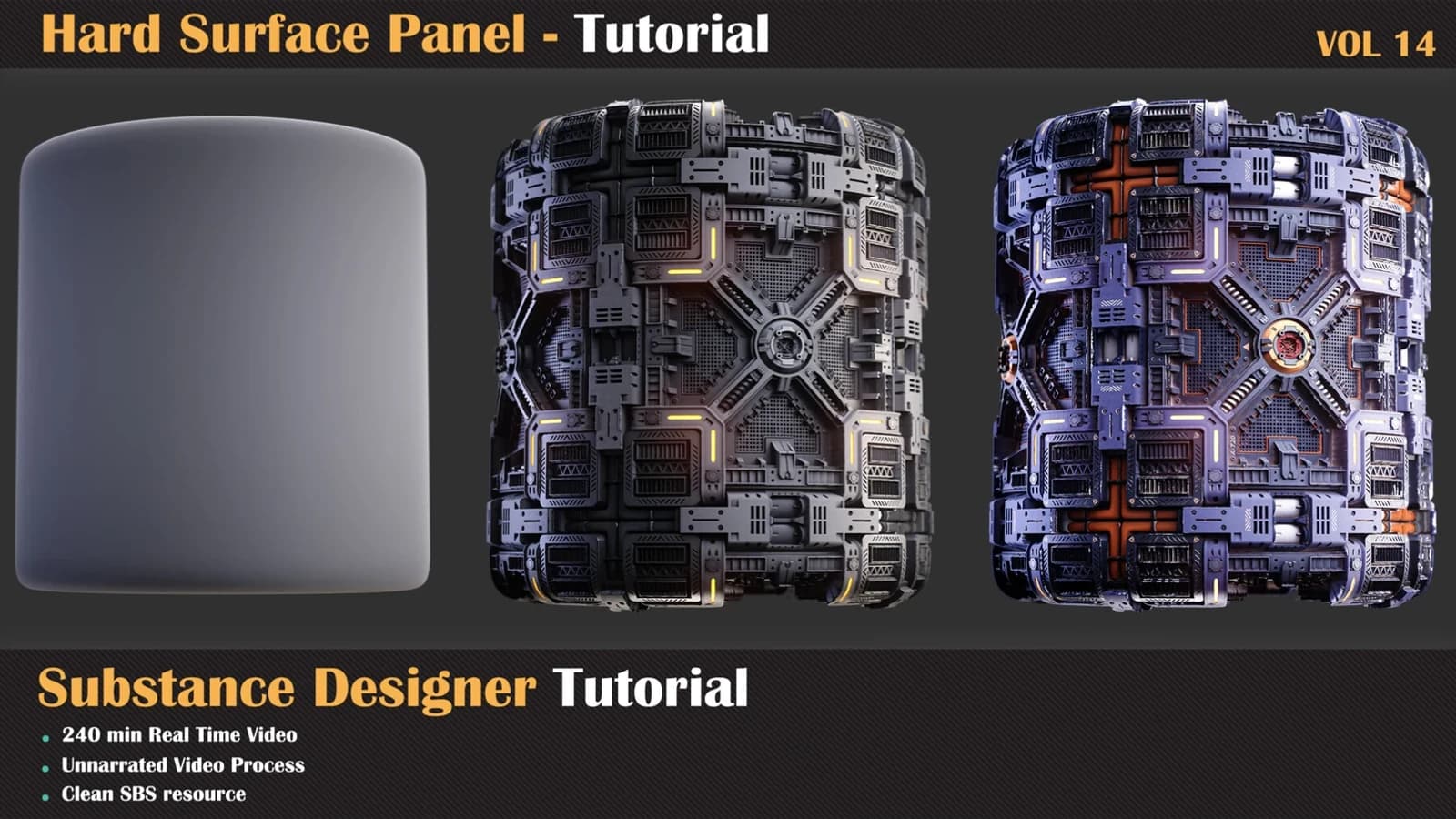 Hard Surface Panel Tutorial — VOL 14 — preview 2