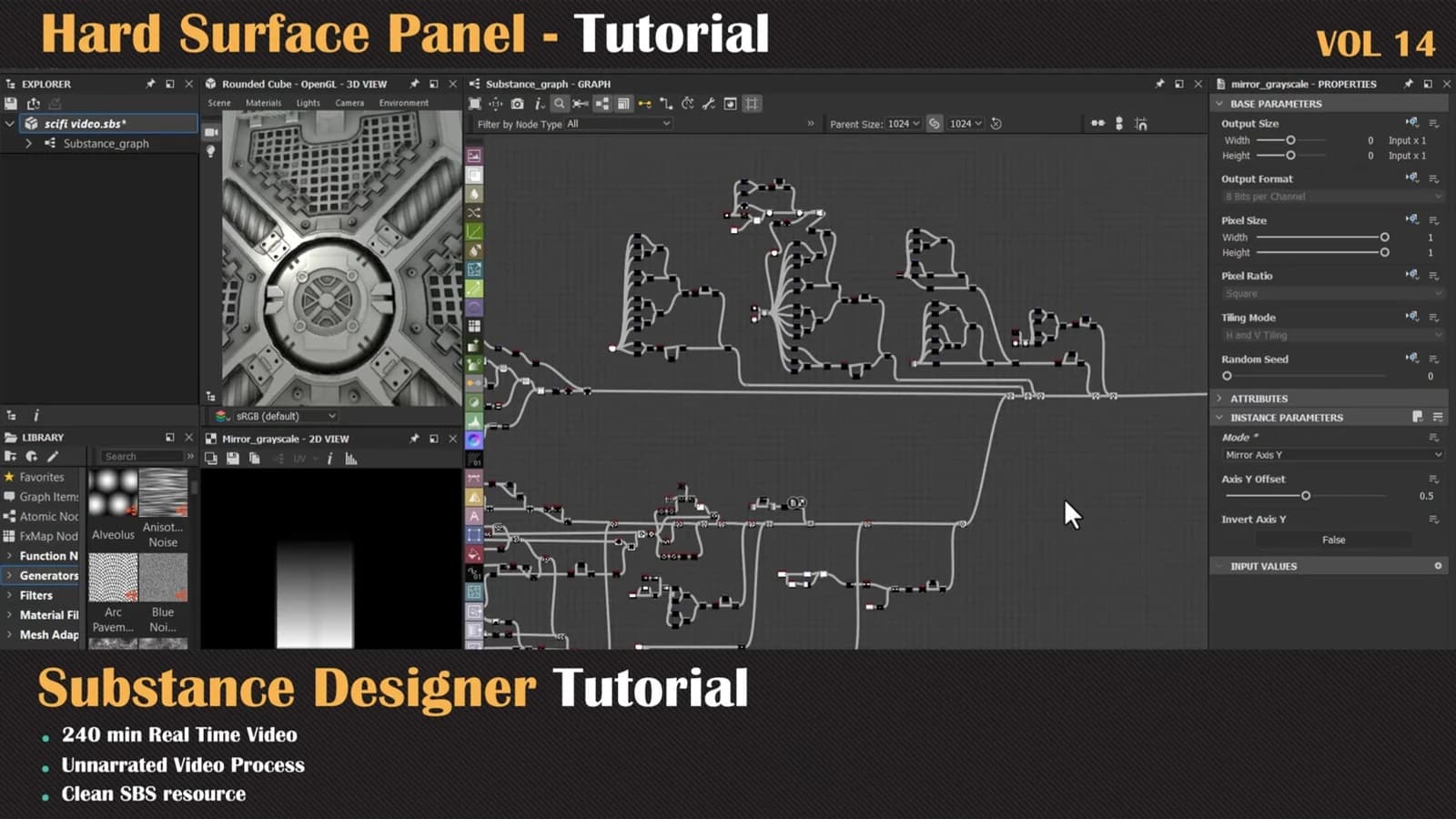 Hard Surface Panel Tutorial — VOL 14 — preview 4