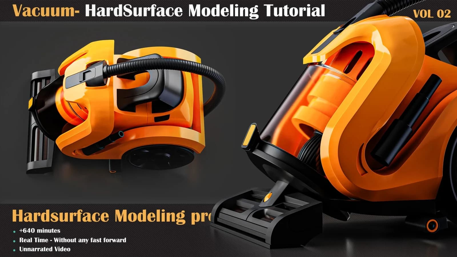 Hardsurface Tutorial Collection — VOL 02 - Vacuum — preview 2