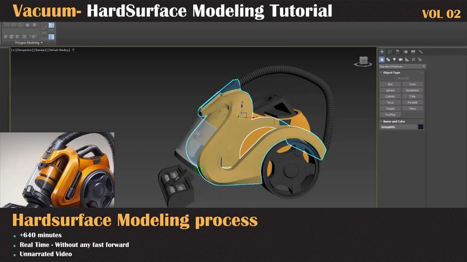 Hardsurface Tutorial Collection — VOL 02 - Vacuum — preview 3