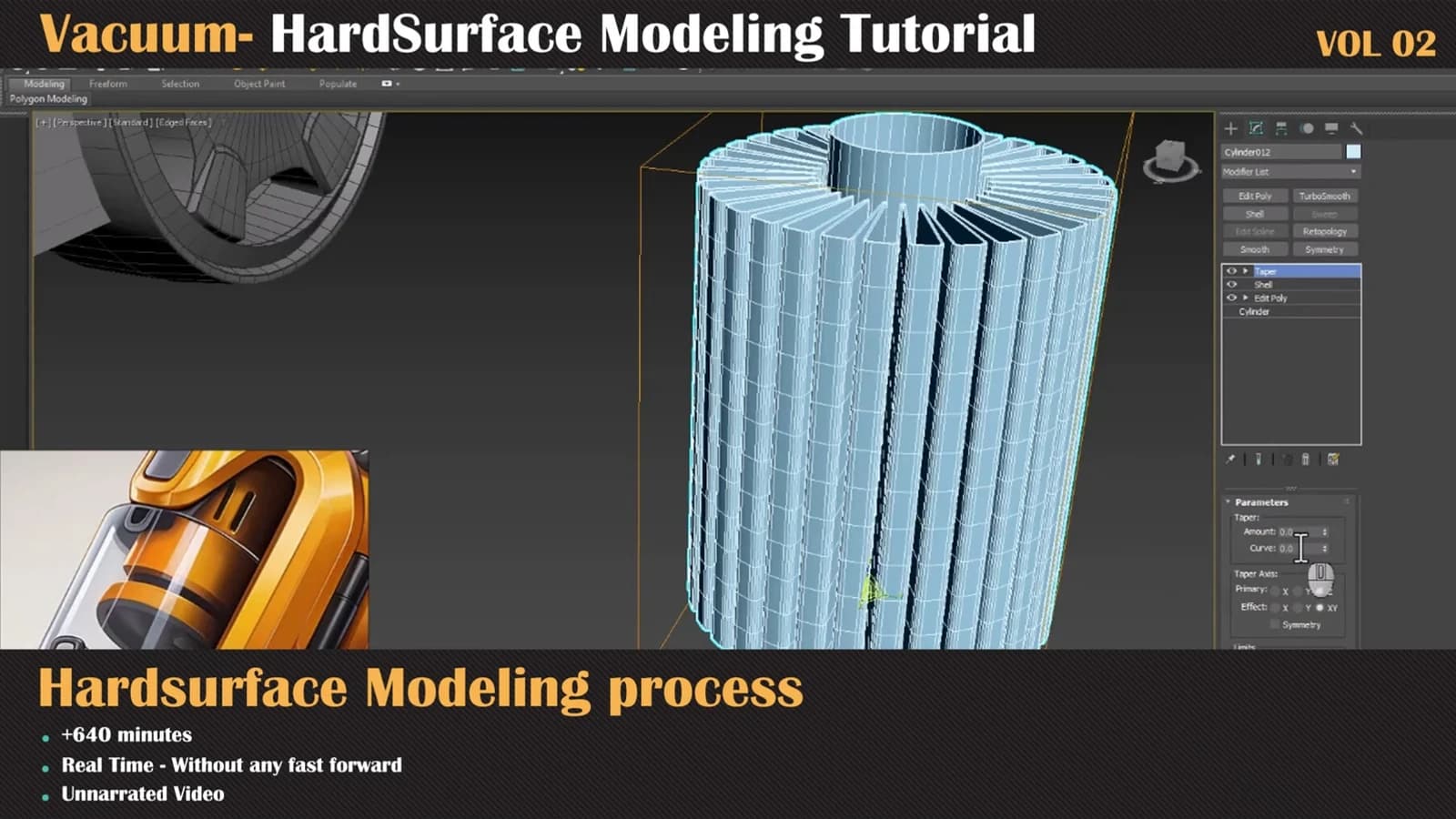 Hardsurface Tutorial Collection — VOL 02 - Vacuum — preview 4