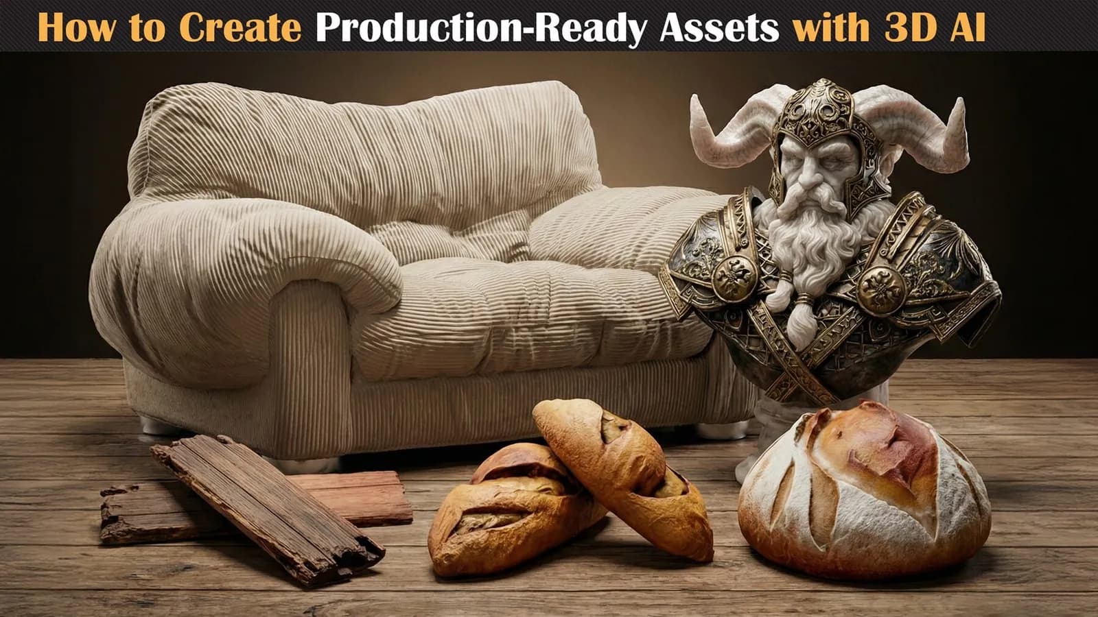 Master Course AI 3D Modeling Creation & Game-Ready Workflow
