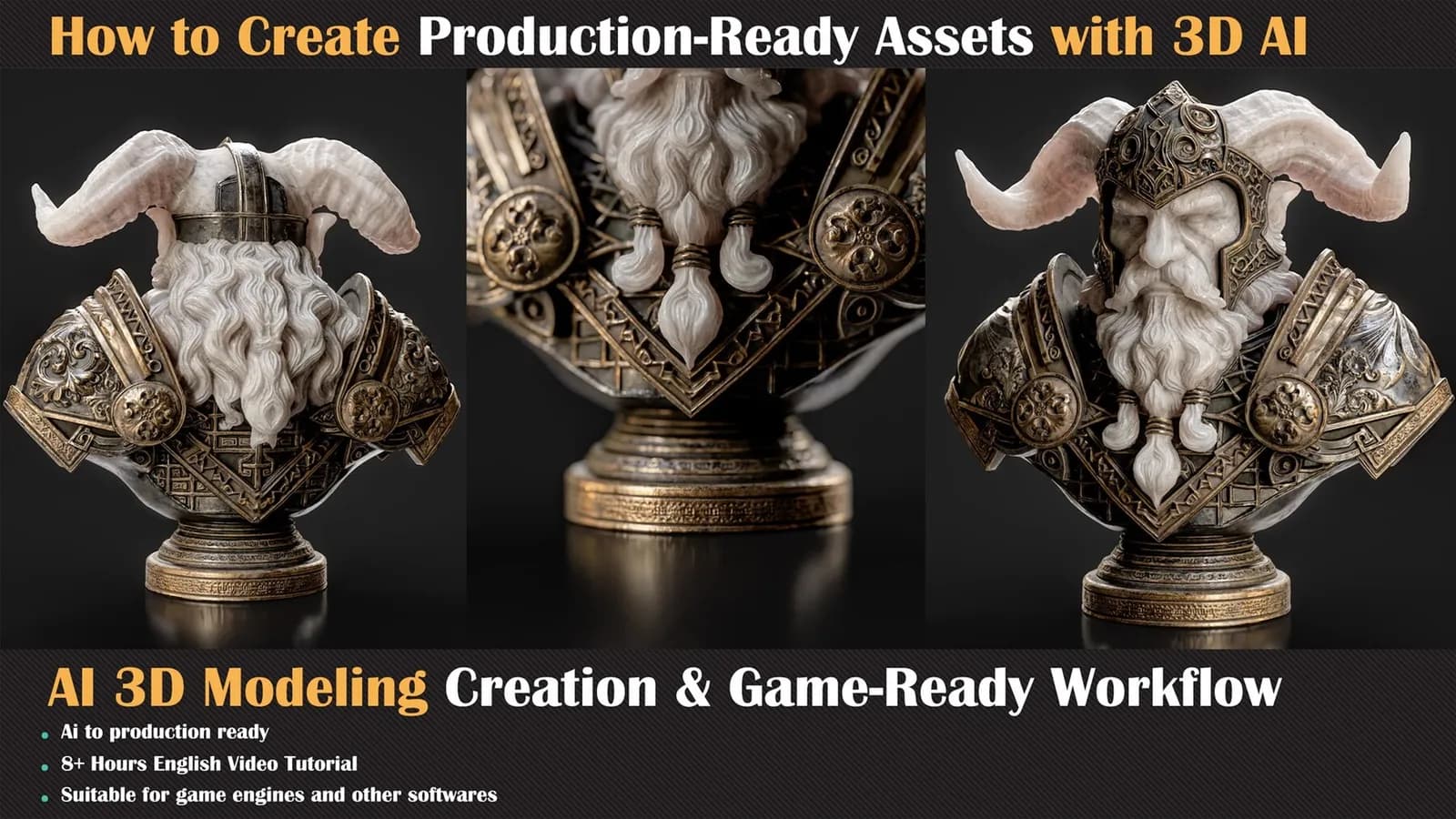 Master Course AI 3D Modeling Creation & Game-Ready Workflow — preview 2